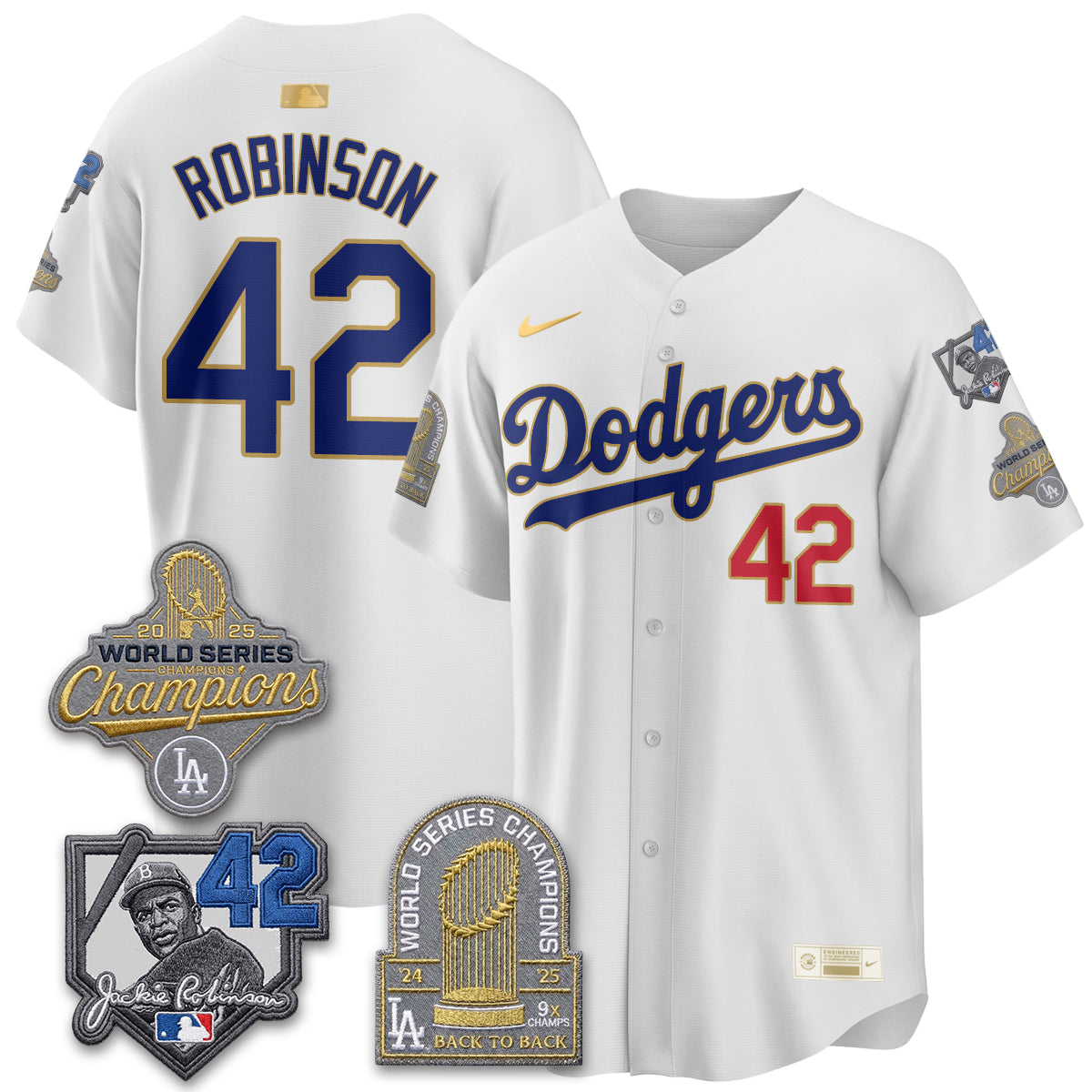 LAD 2026 Jackie Robinson New Era Vapor Limited Jersey - All Stitched