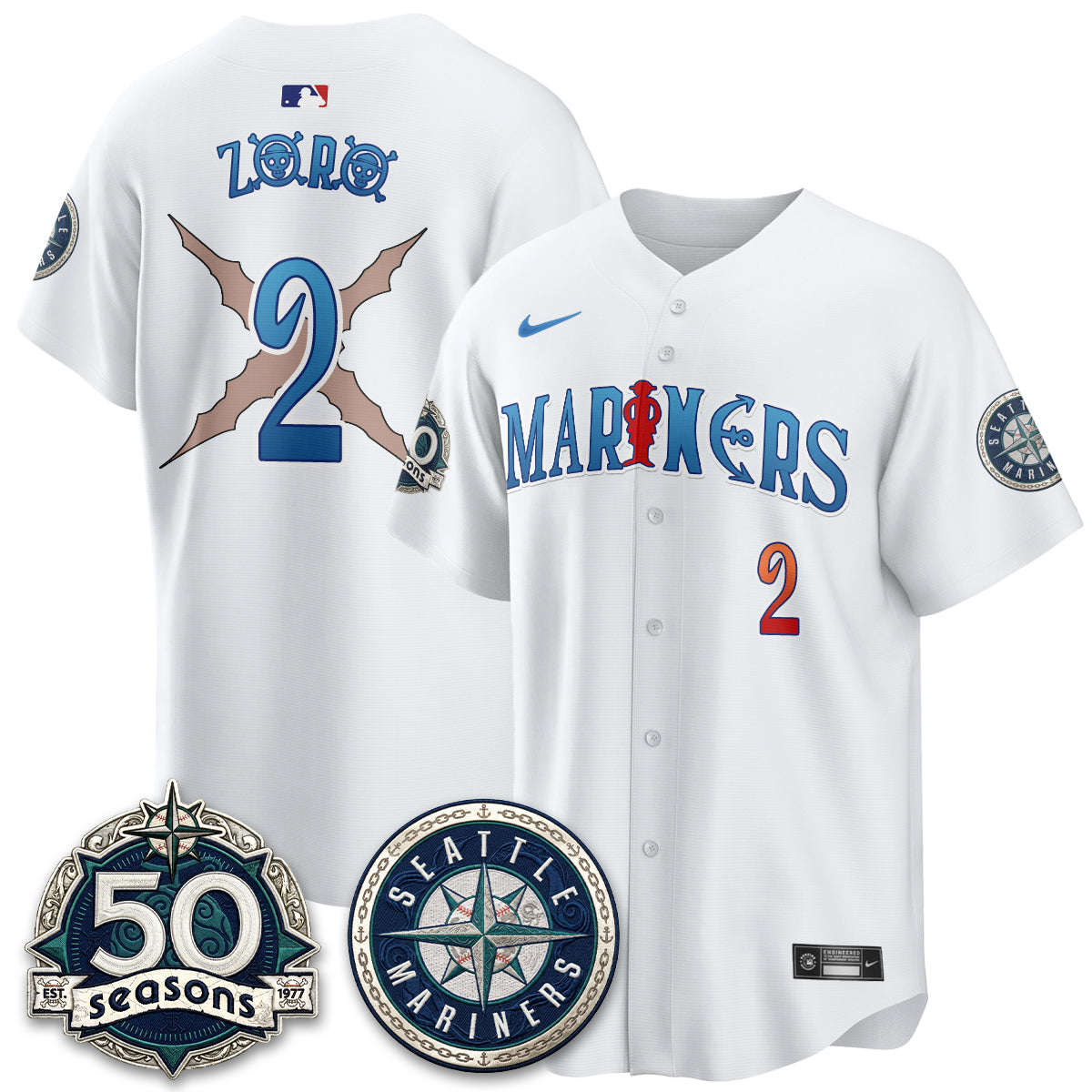 SEA x Japanese Cartoon Vapor Limited Jersey - Stitched