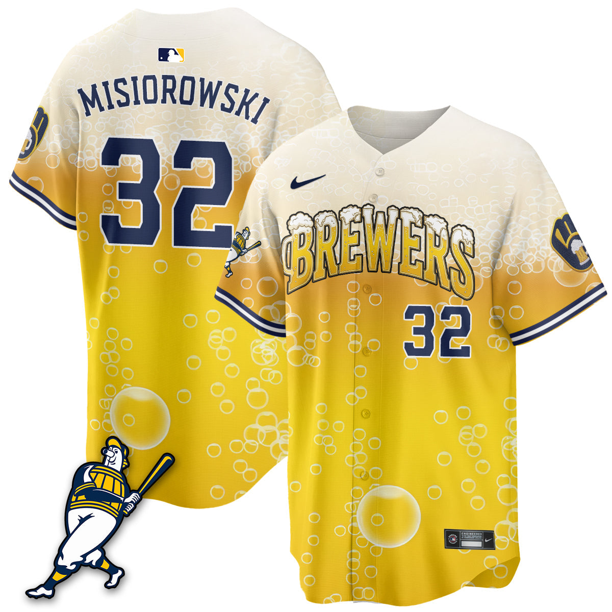 MIL "Pitcher & Pint" Edition Vapor Limited Jersey - Stitched