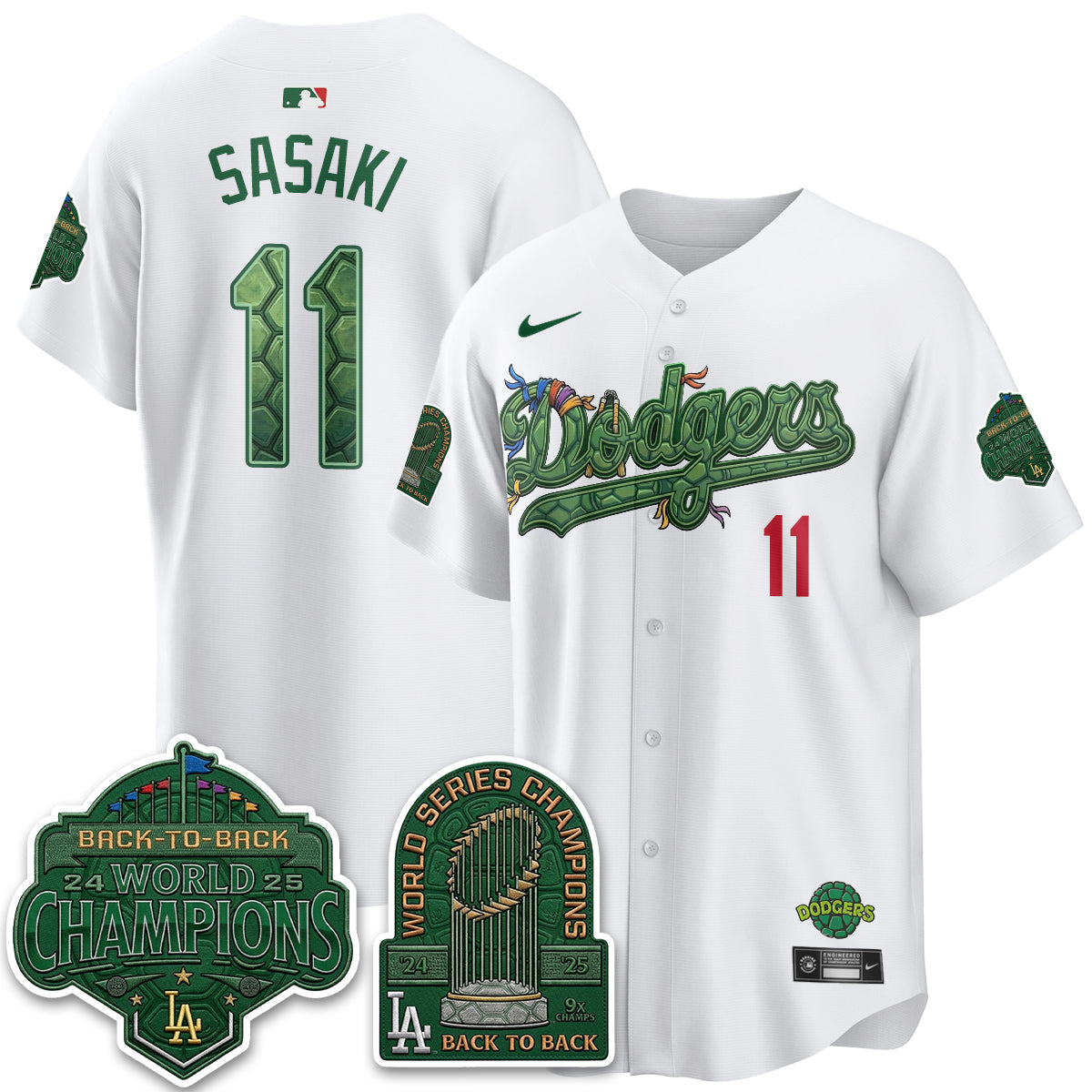 LAD x TMNT 2026 Vapor Jersey - Stitched