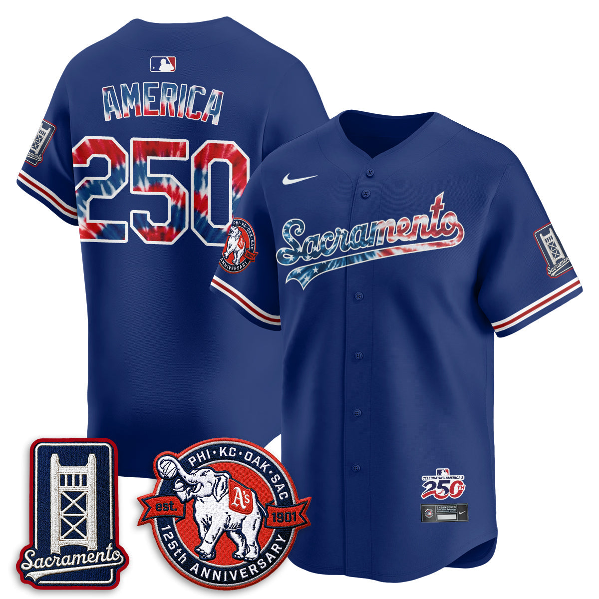 OAK Americana 2026 Vapor Limited Jersey - Stitched