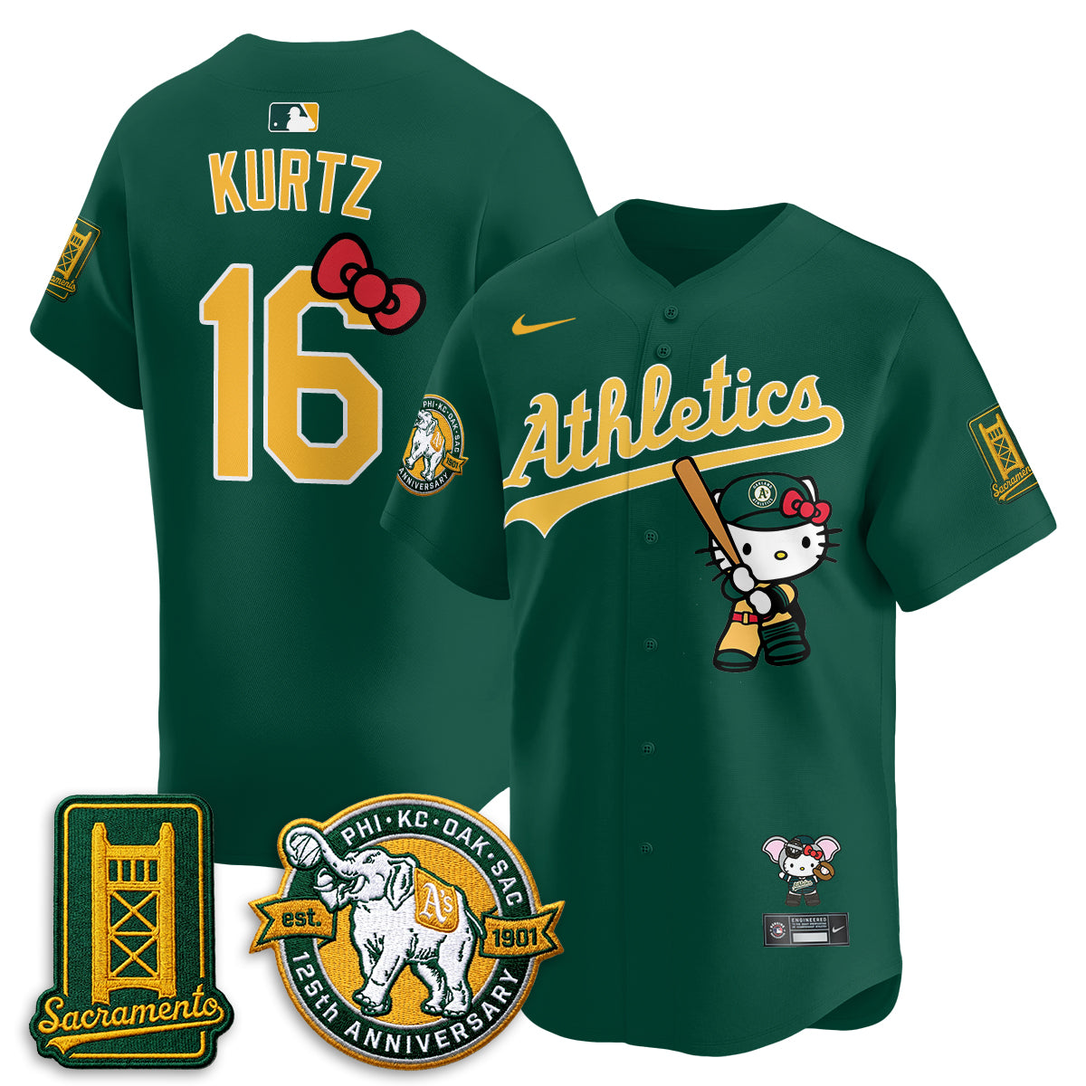 OAK x Meow KT 2026 Vapor Limited Jersey - Stitched