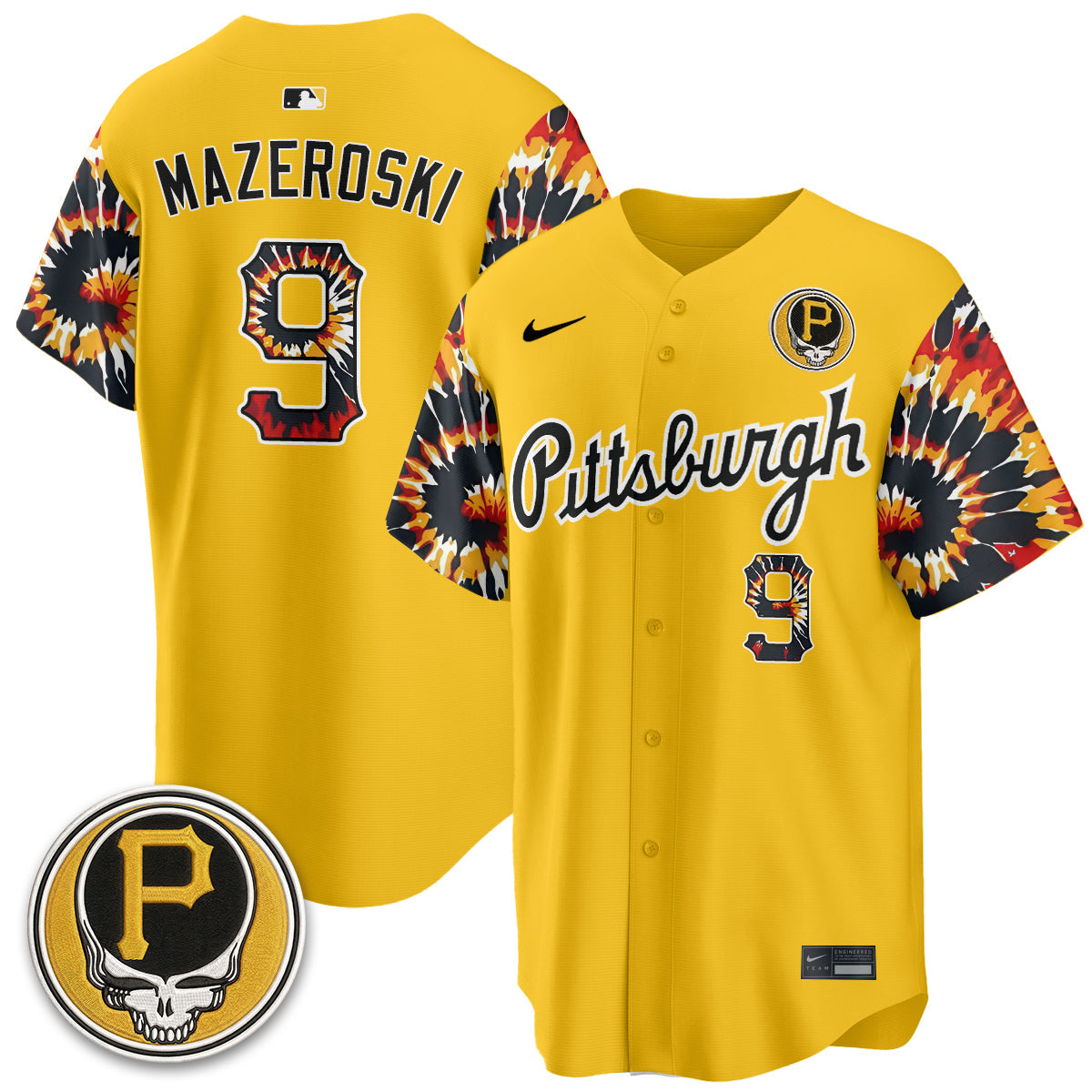 PIT x Grateful Dead Vapor Limited Jersey - Stitched