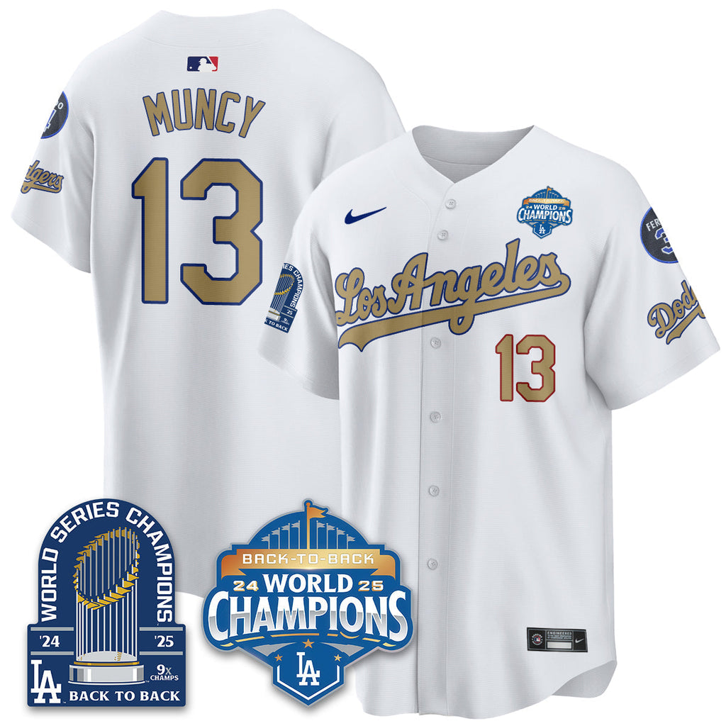 LAD Alternate  Vapor Limited Jersey - 9x Champs - Stitched