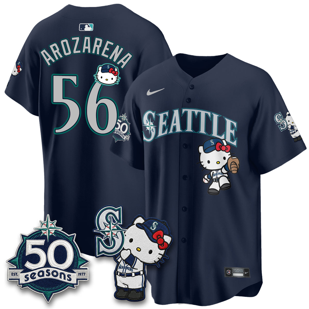SEA x Meow KT Night Limited Jersey - All Stitched V2