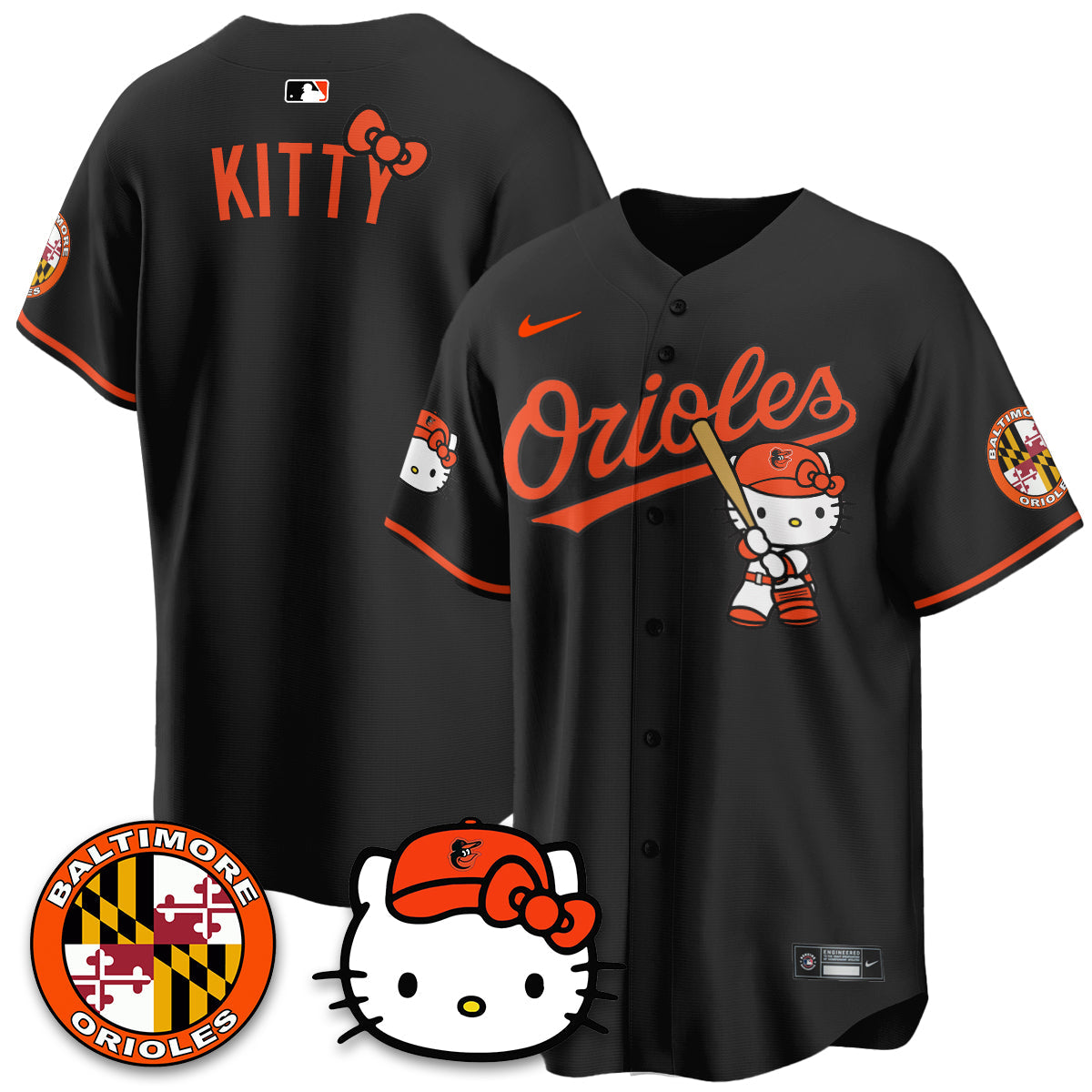 BAL x Meow Kitty Limited City Connect Jersey - Stitched
