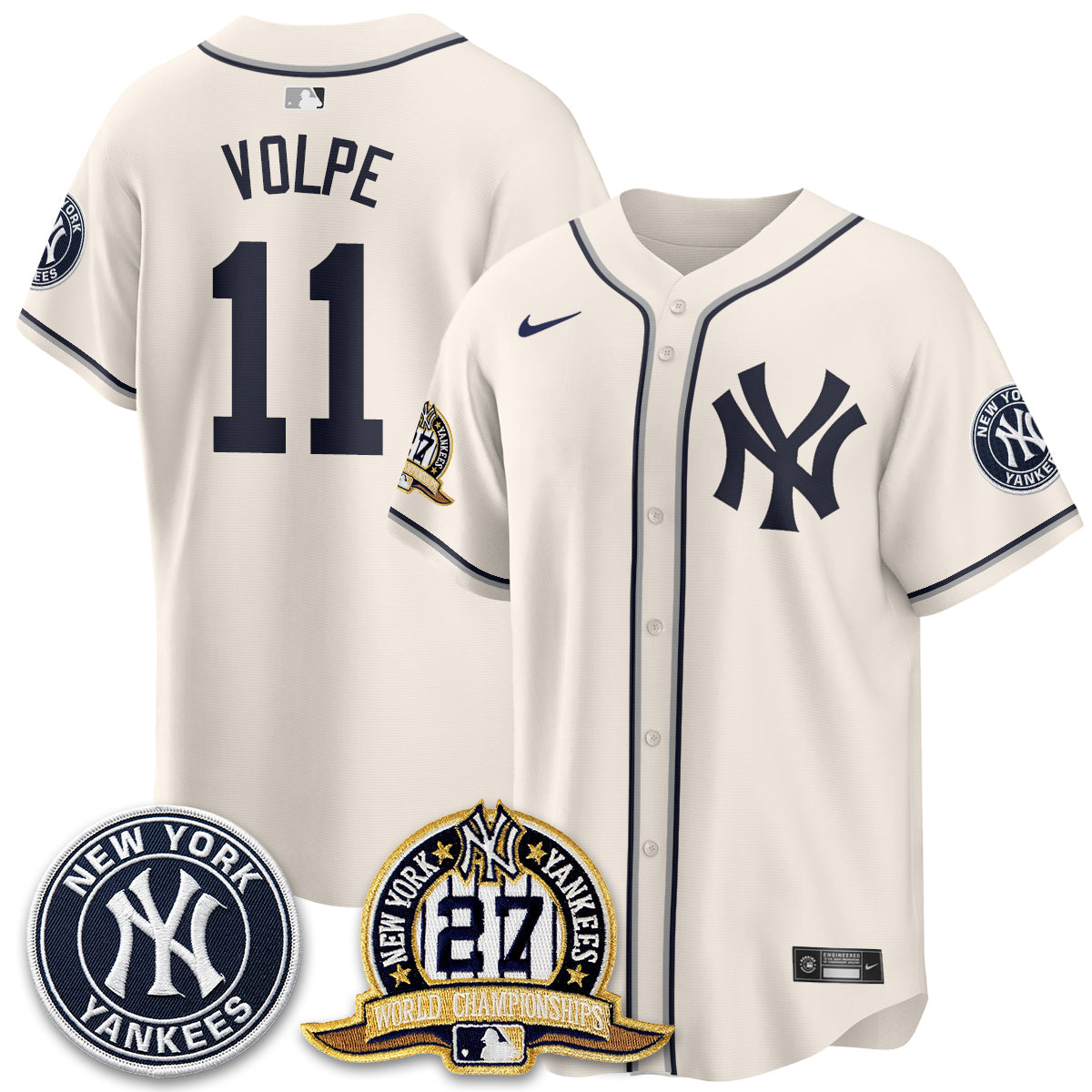 NYY 2026 Black Out Style Vapor Limited Jersey - All Stitched