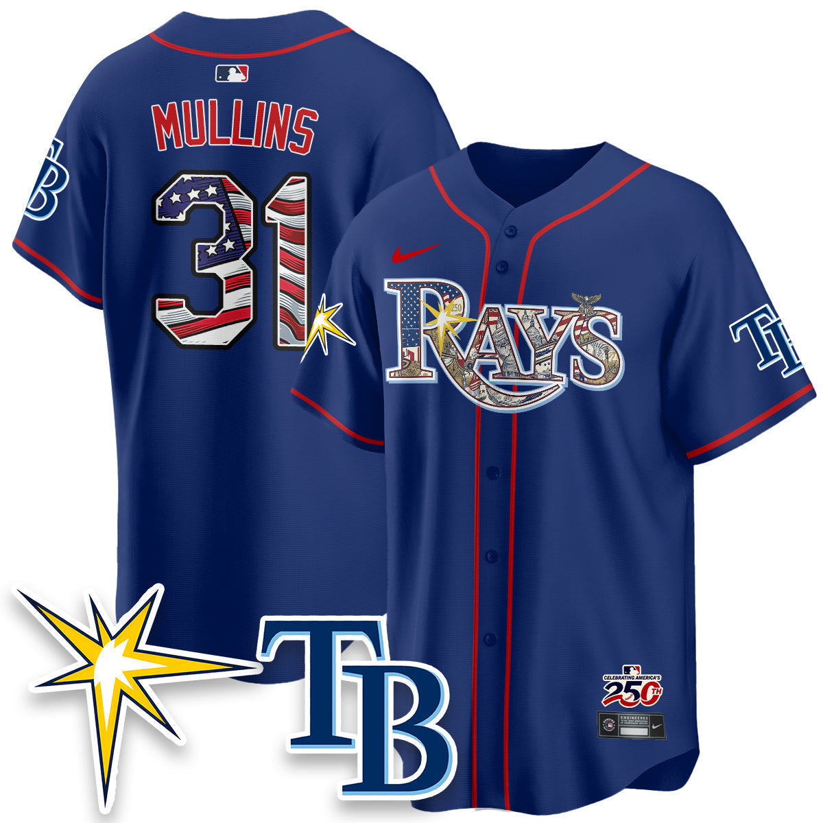 TB 2026 Independence Day USA Vapor Limited Jersey - Stitched