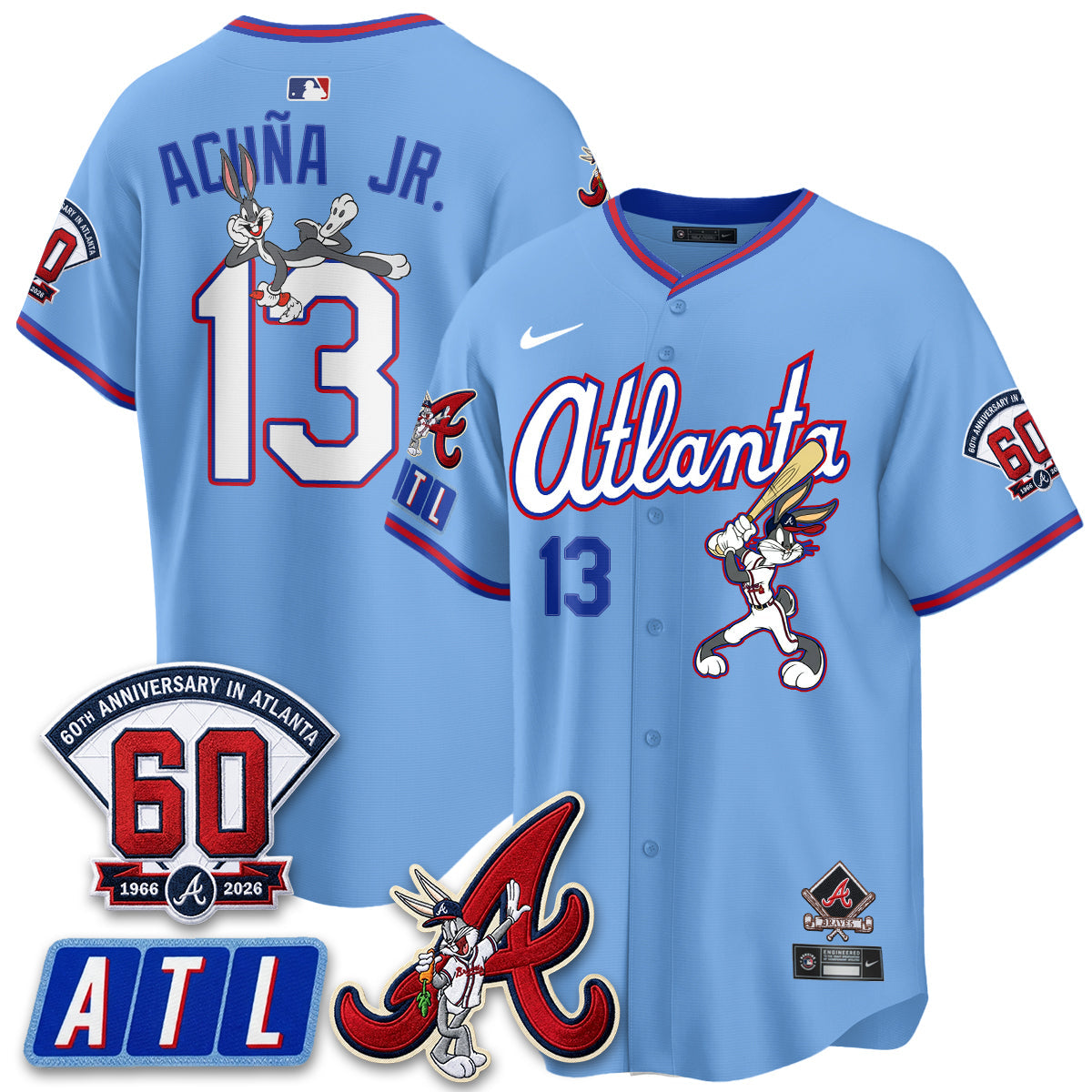 ATL x Bunny Vapor Premier Limited Jersey - Stitched