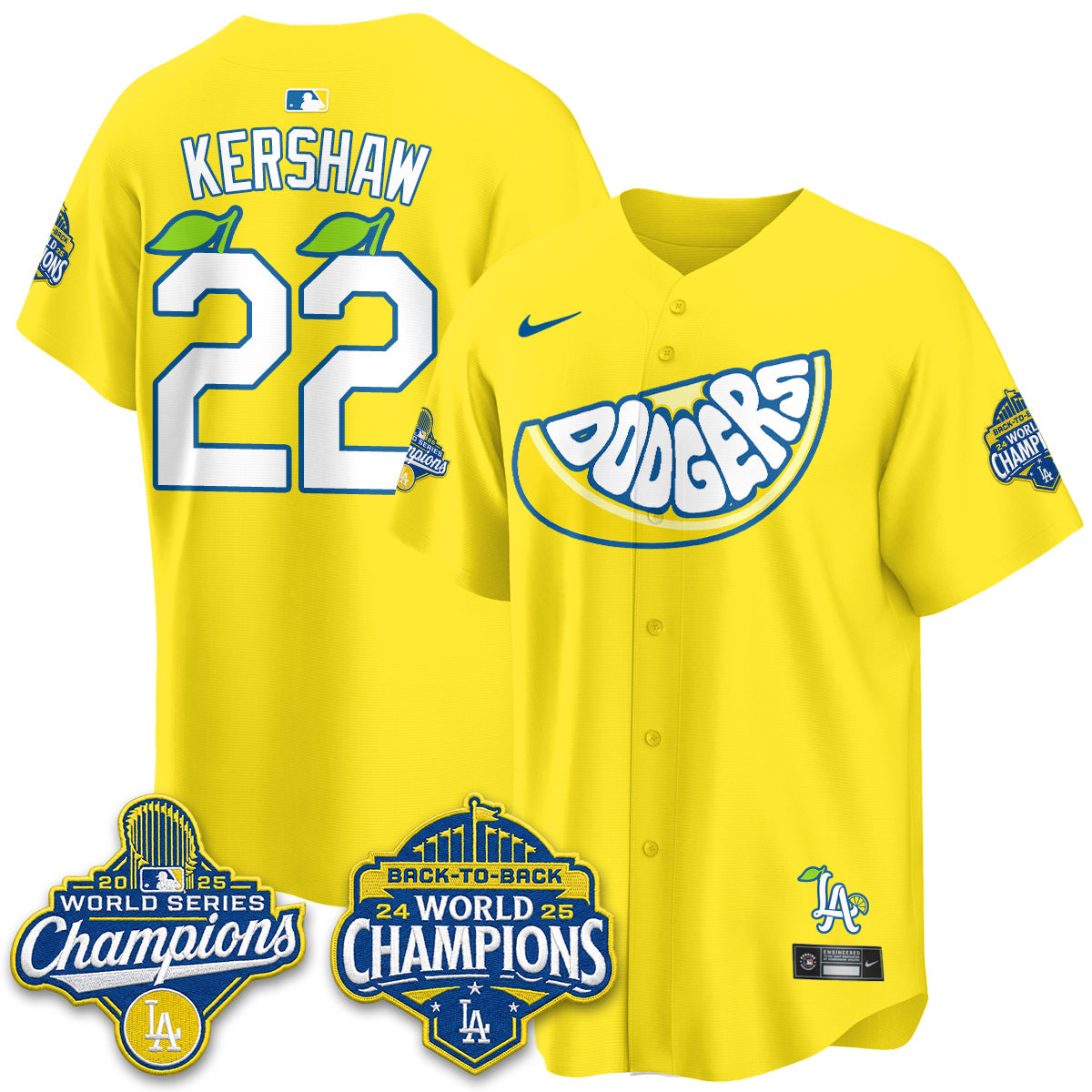 LAD Lemonade Collection Vapor Jersey - Stitched