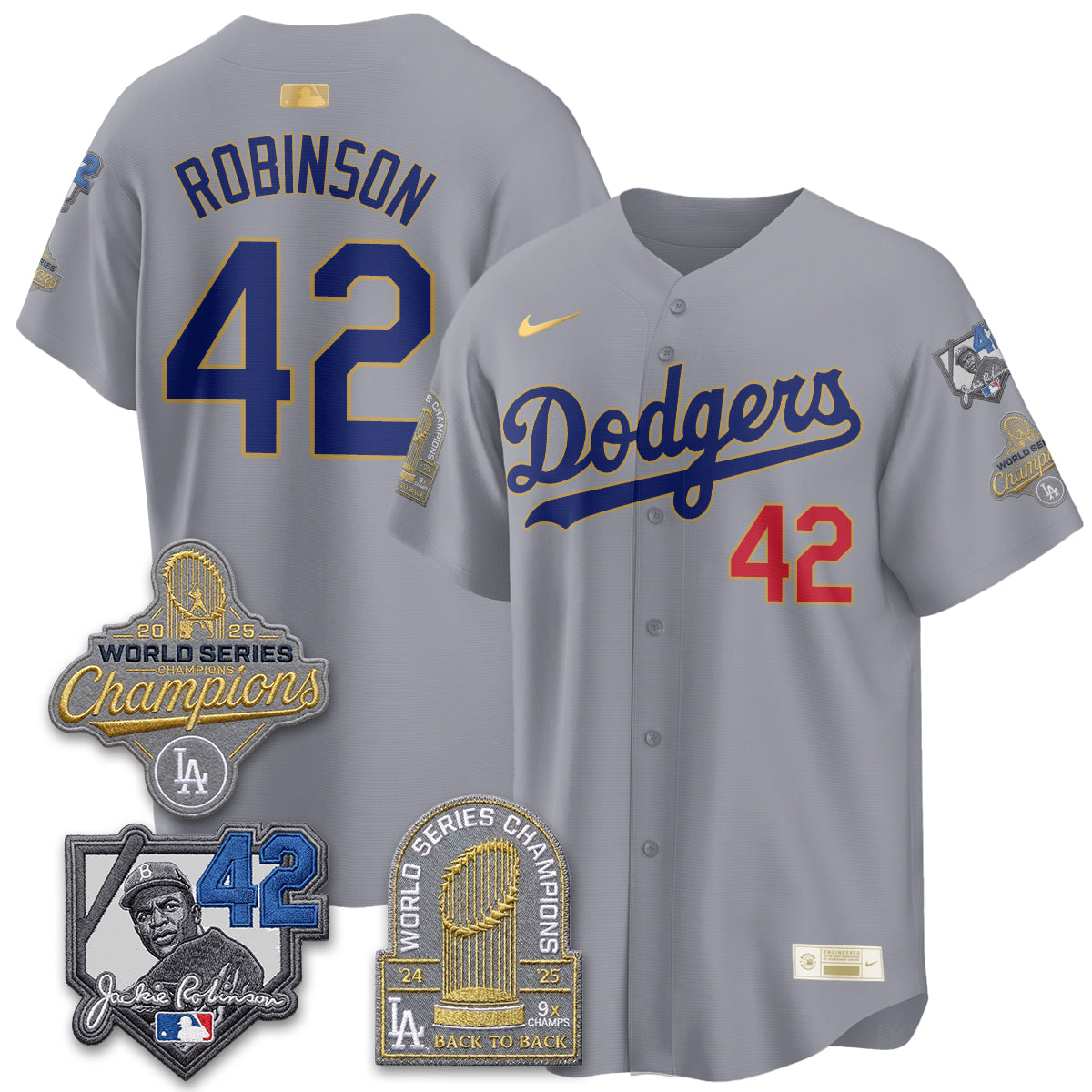 LAD 2026 Jackie Robinson New Era Vapor Limited Jersey - All Stitched