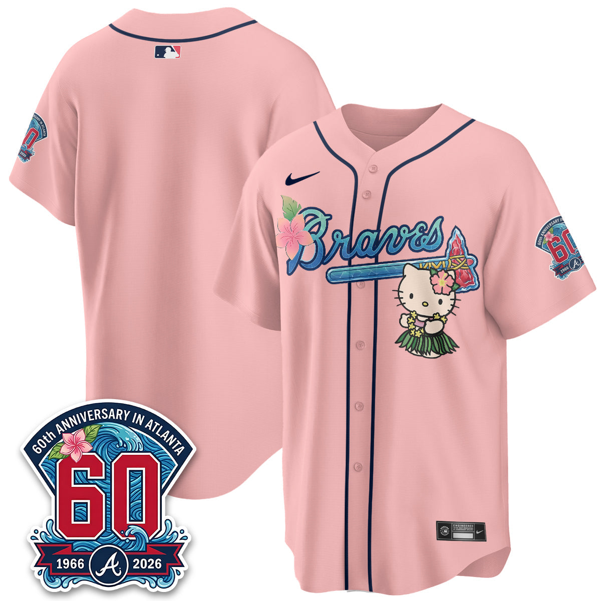 ATL x Meow Aloha Spirit Vapor Jersey - Stitched