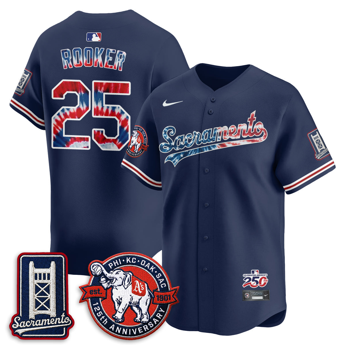 OAK Americana 2026 Vapor Limited Jersey - Stitched