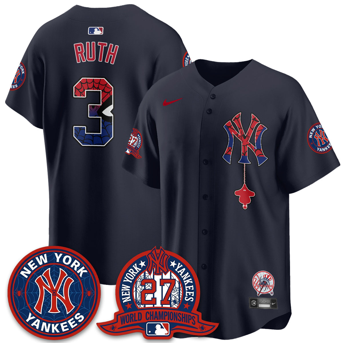 NYY x Web-Head 2026 Vapor Jersey - Printed