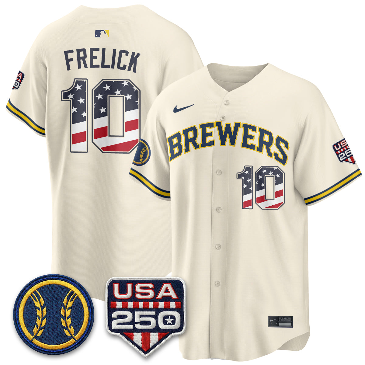 MIL Fourth of July Vapor Limited Jersey - Stitched