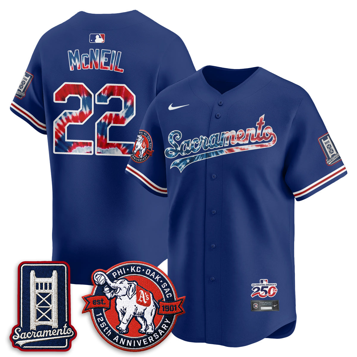 OAK Americana 2026 Vapor Limited Jersey - Stitched