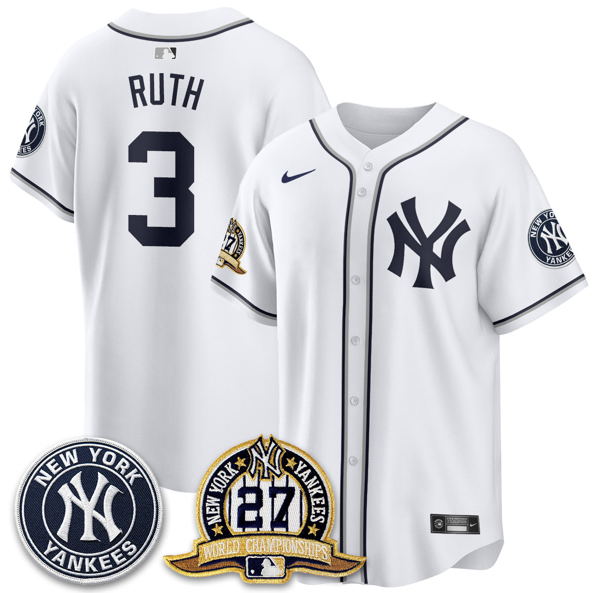NYY 2026 Black Out Style Vapor Limited Jersey - All Stitched
