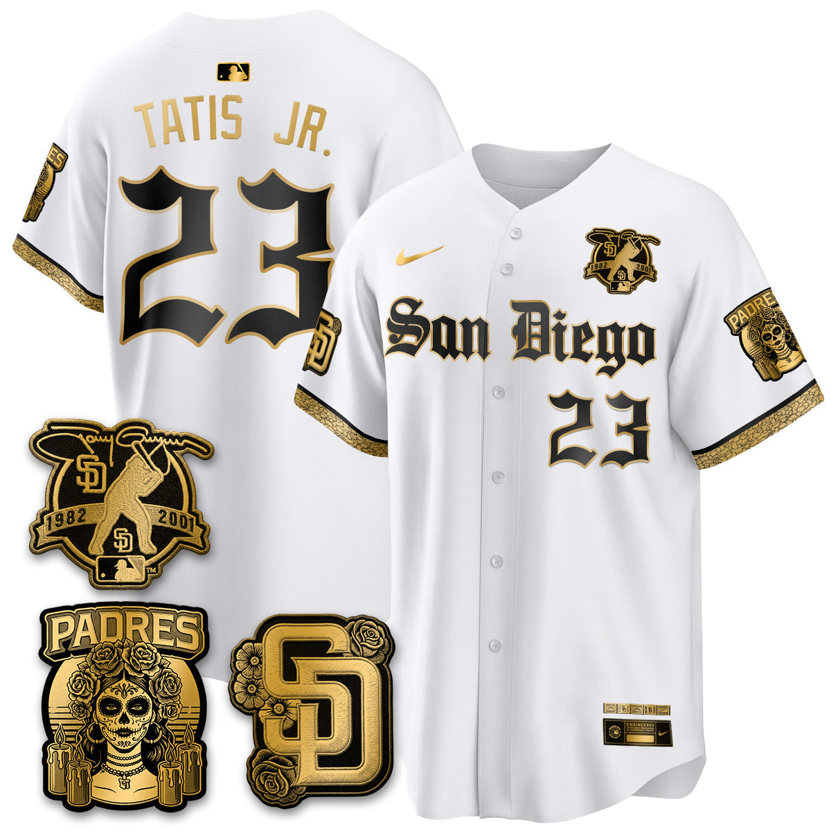 SD 2026 City Connect x Tony Gwynn Patch Vapor Premier Limited Jersey - All Stitched - V2