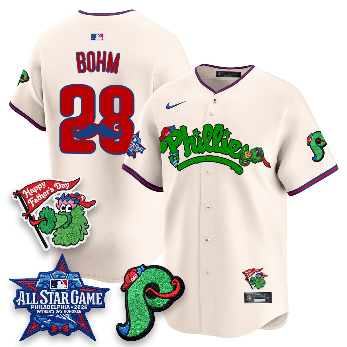 PHI Happy Father's Day Vapor Jersey - Stitched