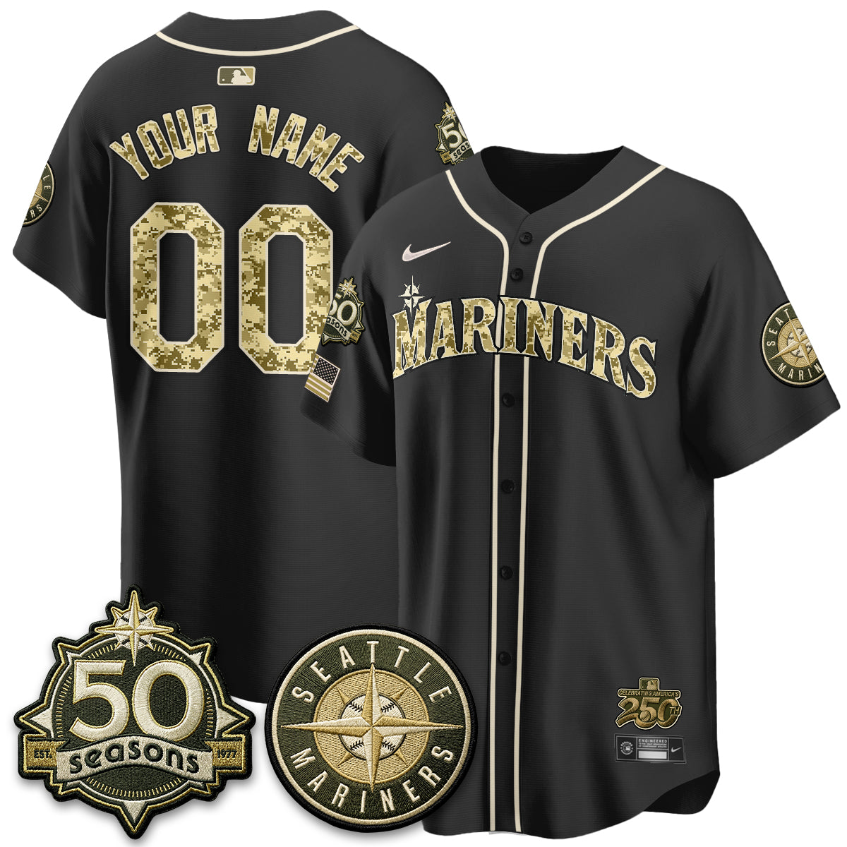 SEA 2026 Armed Forces Day Custom Jersey V3 - Stitched