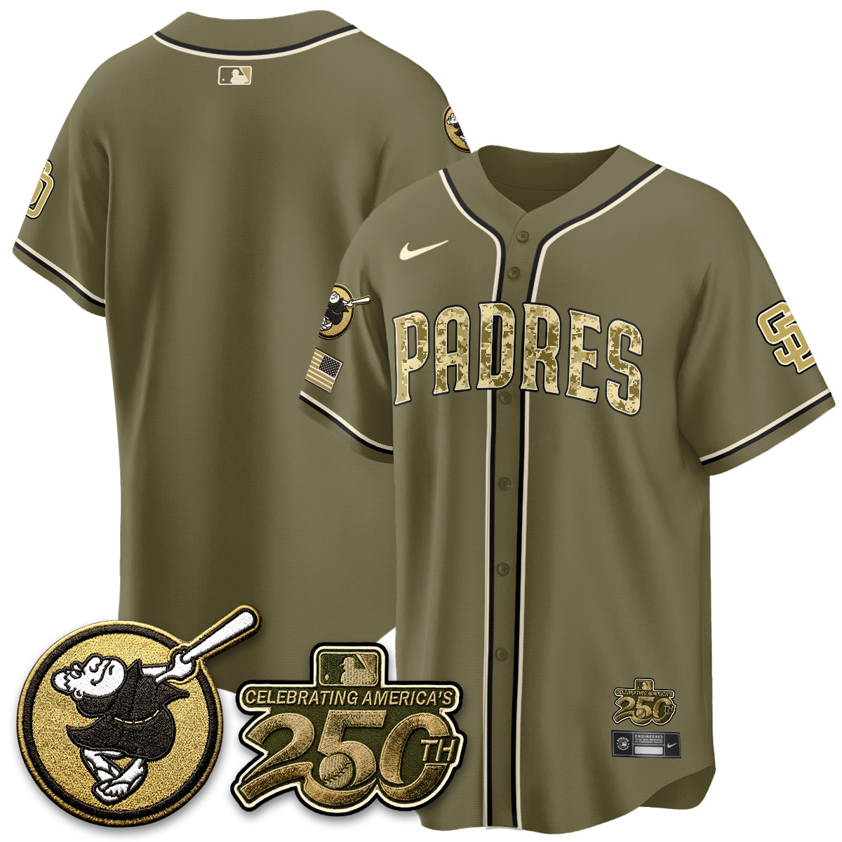 SD 2026 Armed Forces Day Jersey - All Stitched V2