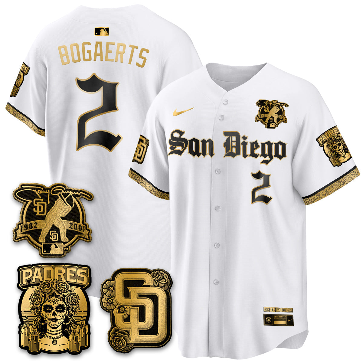 SD 2026 City Connect x Tony Gwynn Patch Vapor Premier Limited Jersey - All Stitched - V2