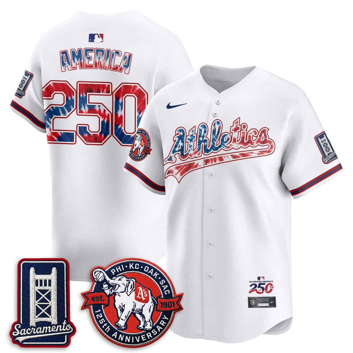 OAK Americana 2026 Vapor Limited Jersey - Stitched