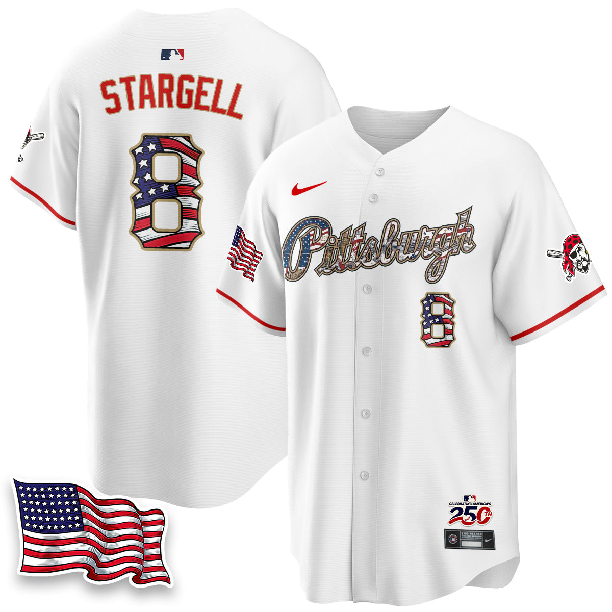 PIT 2026 Independence Day USA Vapor Limited Jersey - Stitched