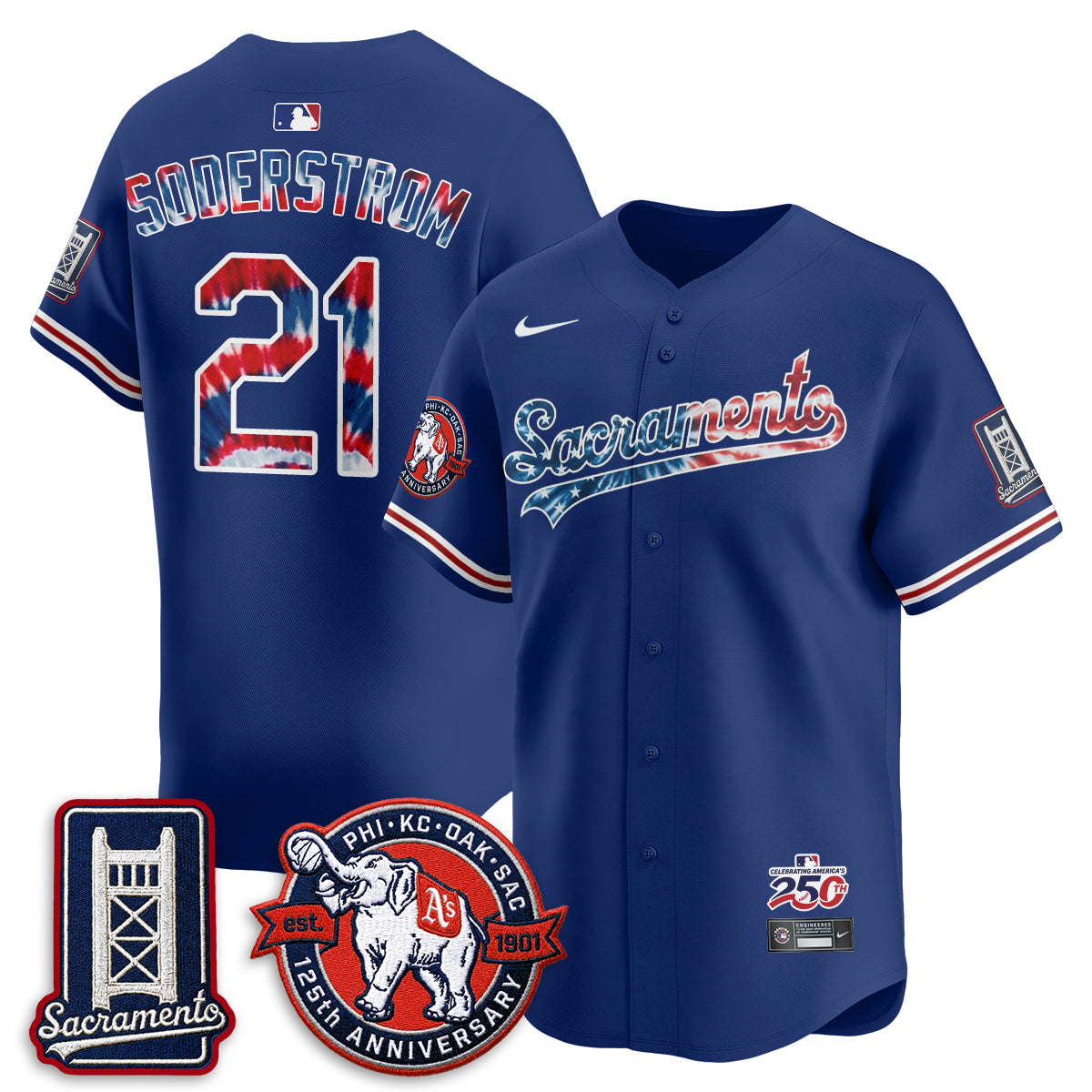 OAK Americana 2026 Vapor Limited Jersey - Stitched