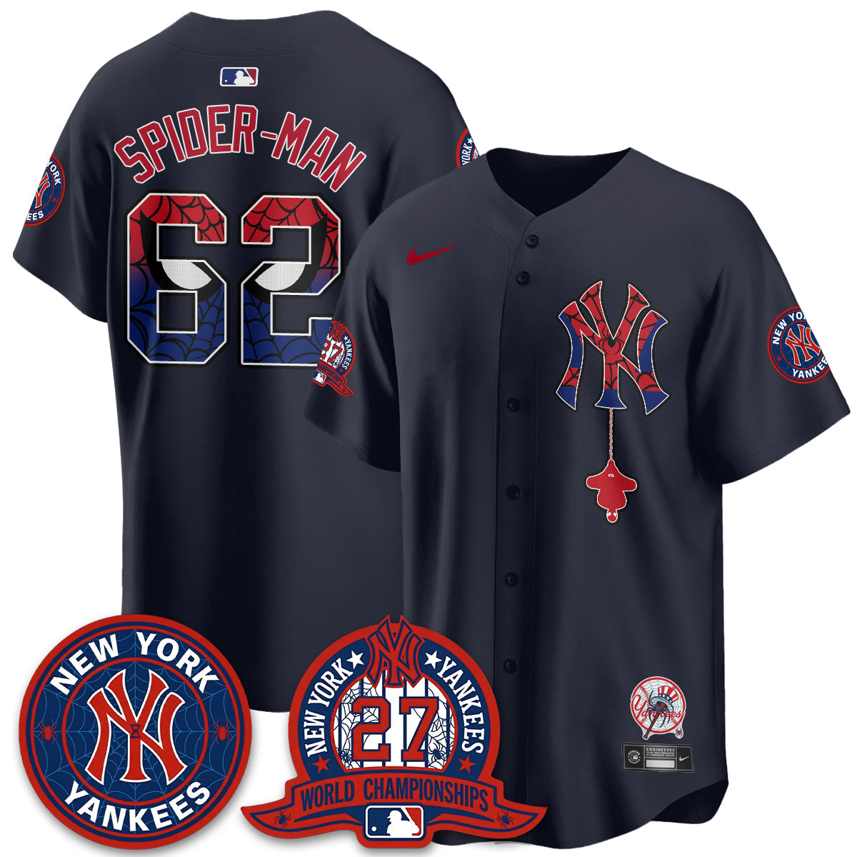 NYY x Web-Head 2026 Vapor Jersey - Printed