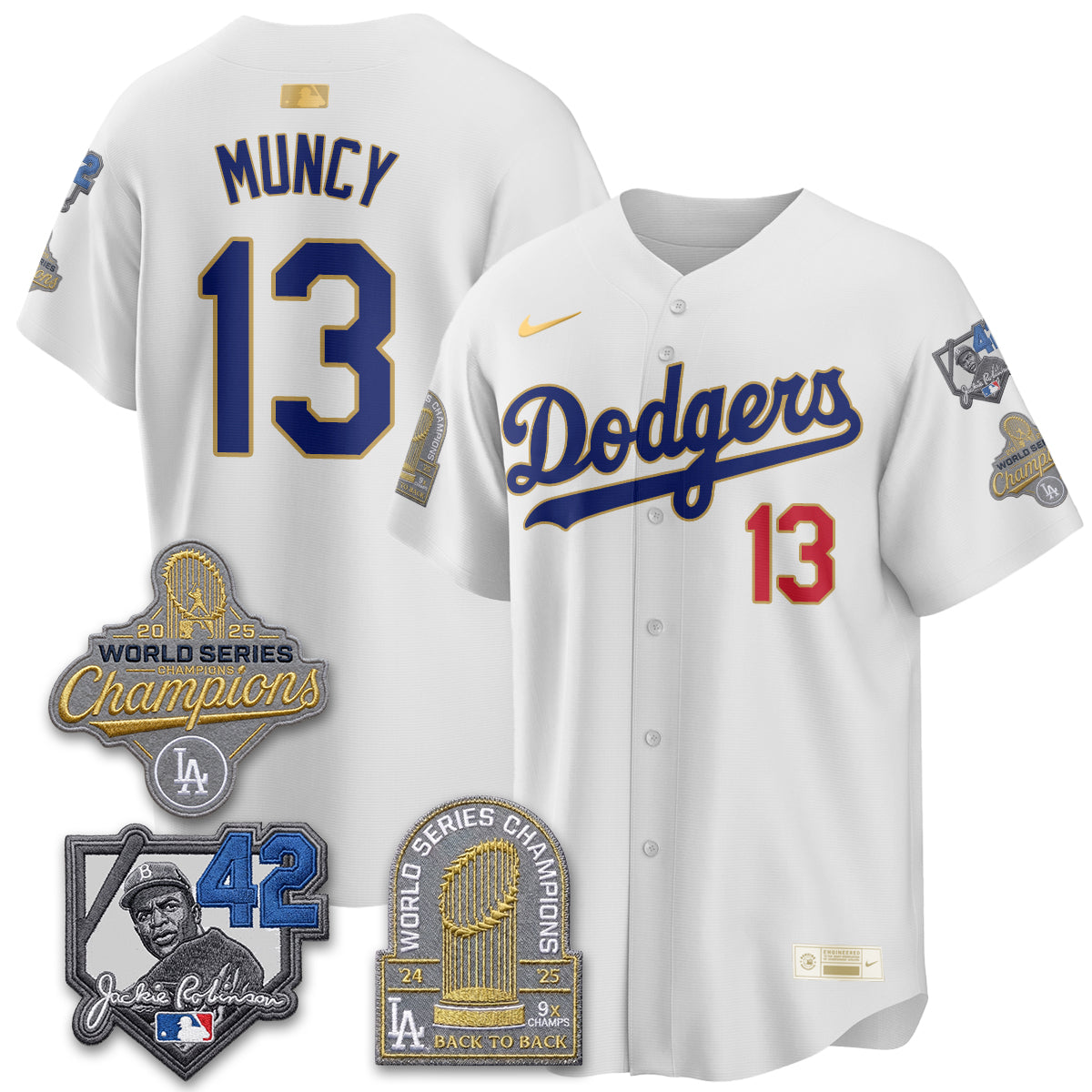 LAD 2026 Jackie Robinson New Era Vapor Limited Jersey - All Stitched