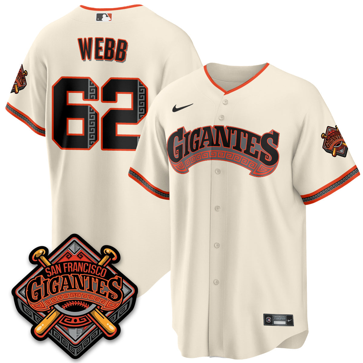 SF GIGANTES Vapor Limited Jersey - Stitched