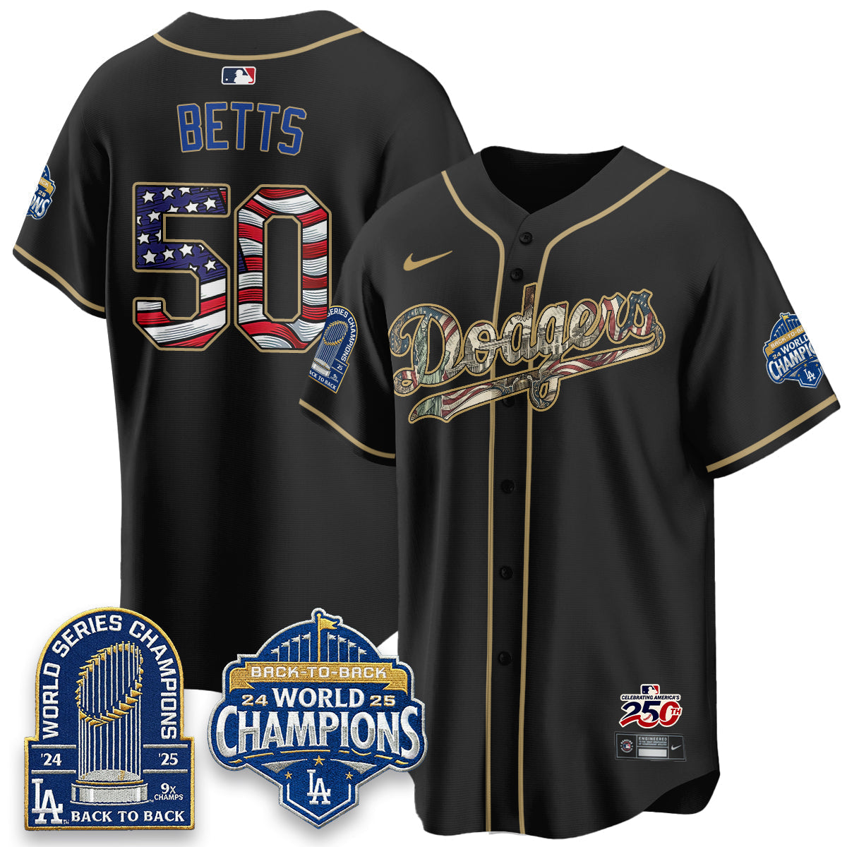 LAD 2026 Independence Day USA Vapor Limited Jersey - Stitched