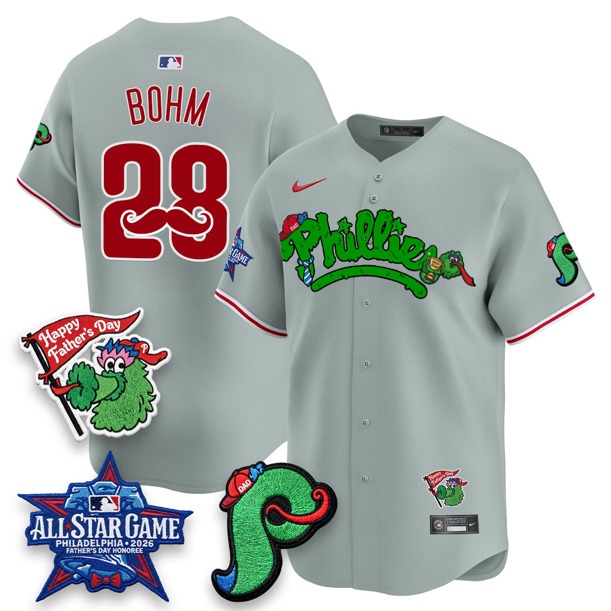 PHI Happy Father's Day Vapor Jersey - Stitched