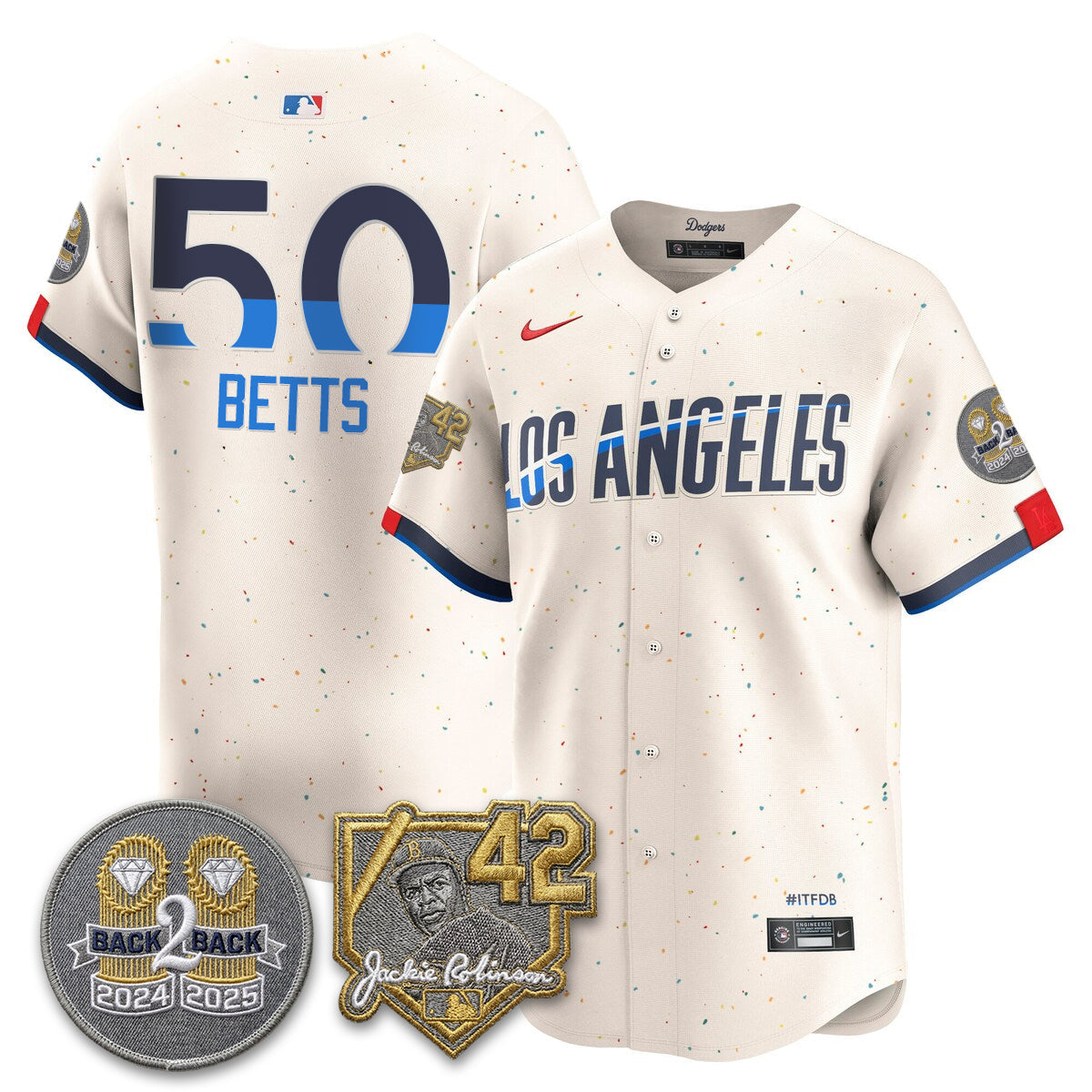 LAD -  2026 Jackie Robinson Day Vapor Limited Jersey - All Stitched