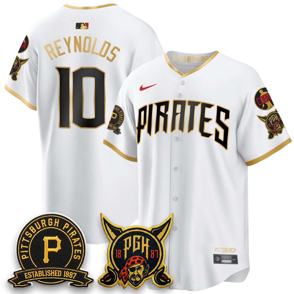PIT Vapor Limited Jersey - Cobra & Est 1887 Patch - All Stitched