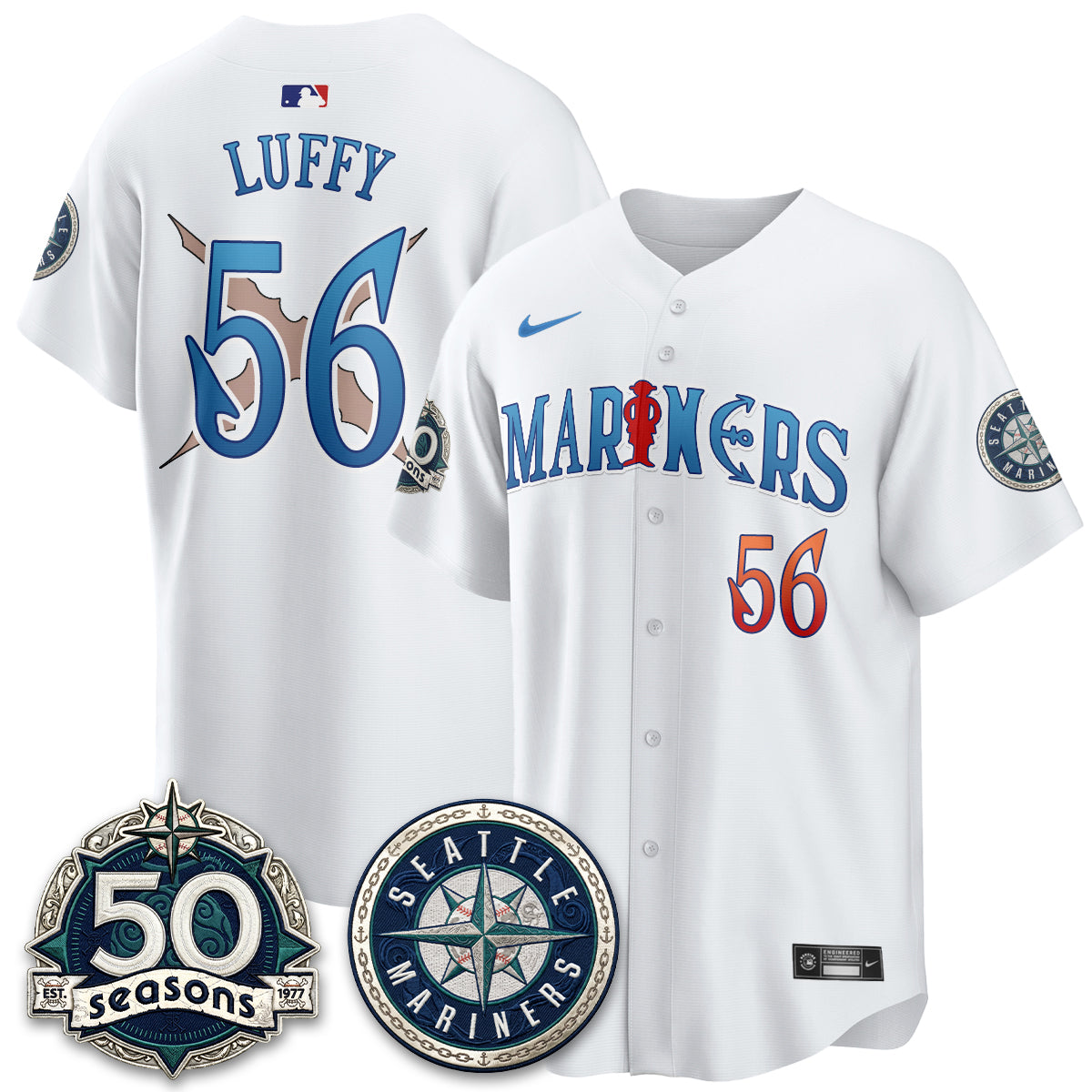 SEA x Japanese Cartoon Vapor Limited Jersey - Stitched