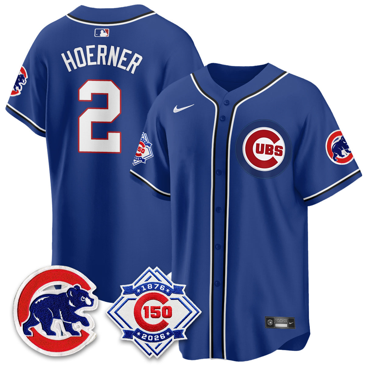 CHC 150th Anniversary Black Out Style Vapor Premier Limited Jersey - All Stitched