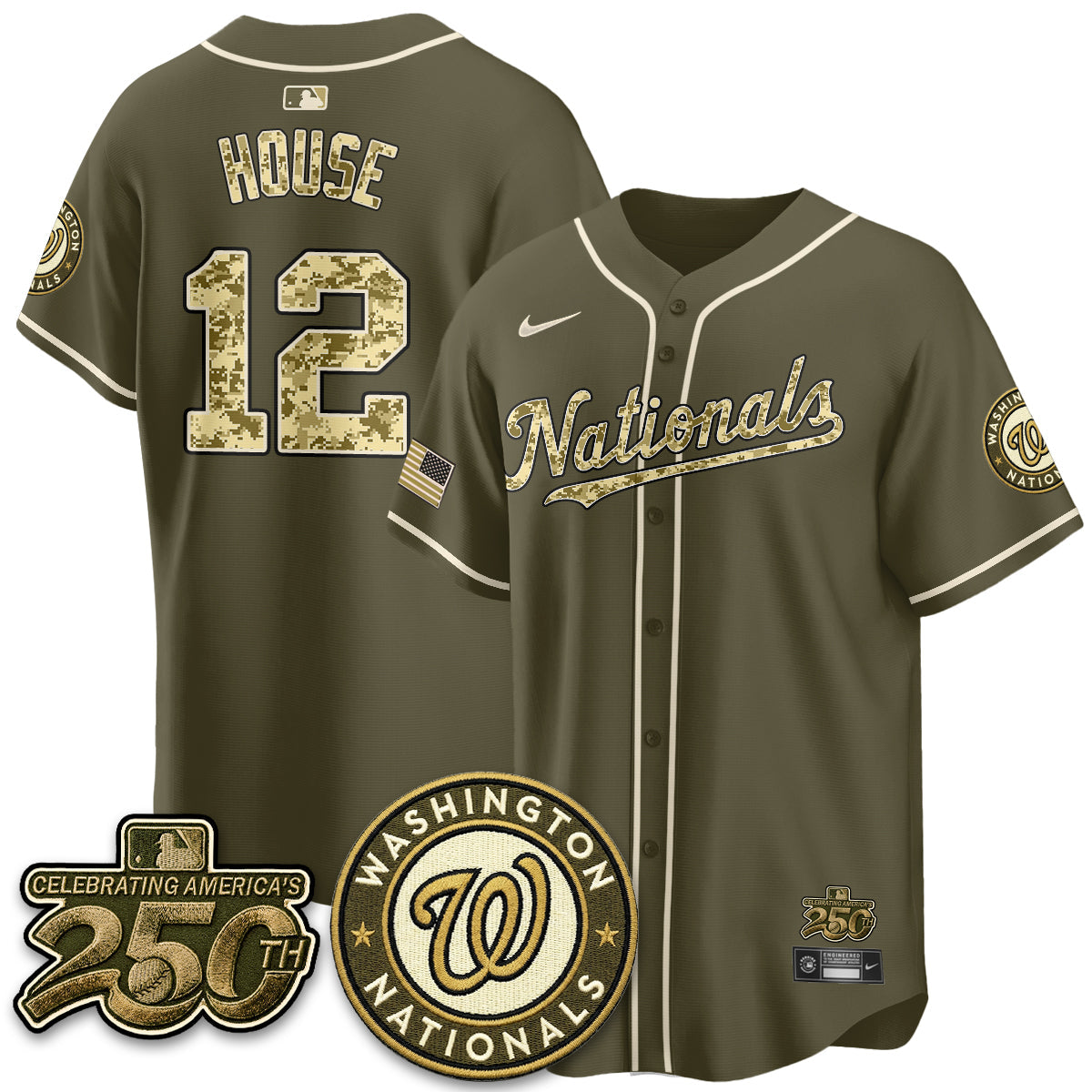 WSH Salute to Service 2026 Vapor Limited Jersey - Stitched