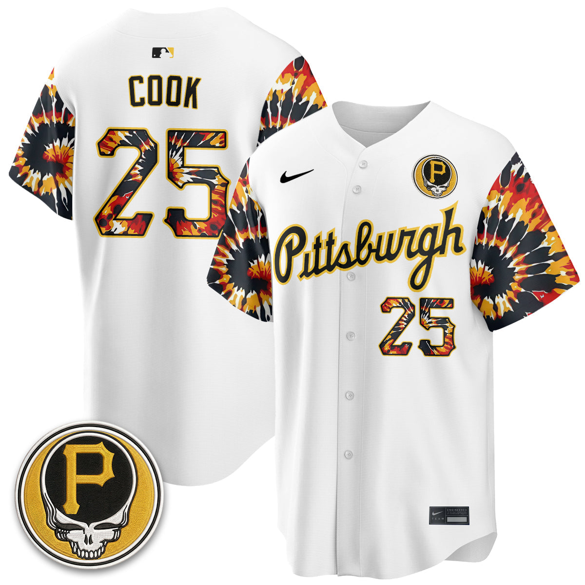 PIT x Grateful Dead Vapor Limited Jersey - Stitched