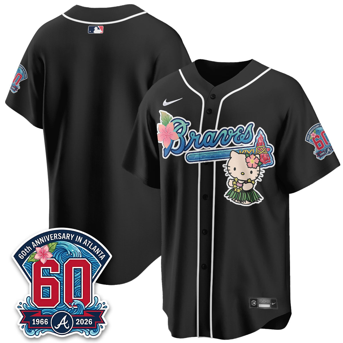 ATL x Meow Aloha Spirit Vapor Jersey - Stitched