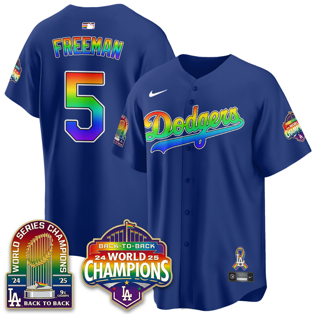 LAD Happy Pride Month Vapor Jersey - Stitched