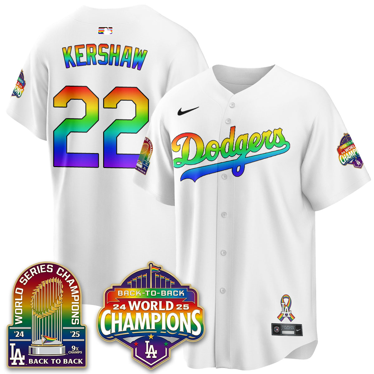 LAD Happy Pride Month Vapor Jersey - Stitched