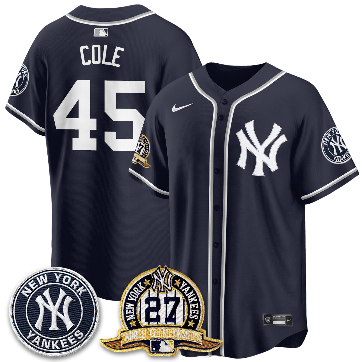 NYY 2026 Black Out Style Vapor Limited Jersey - All Stitched
