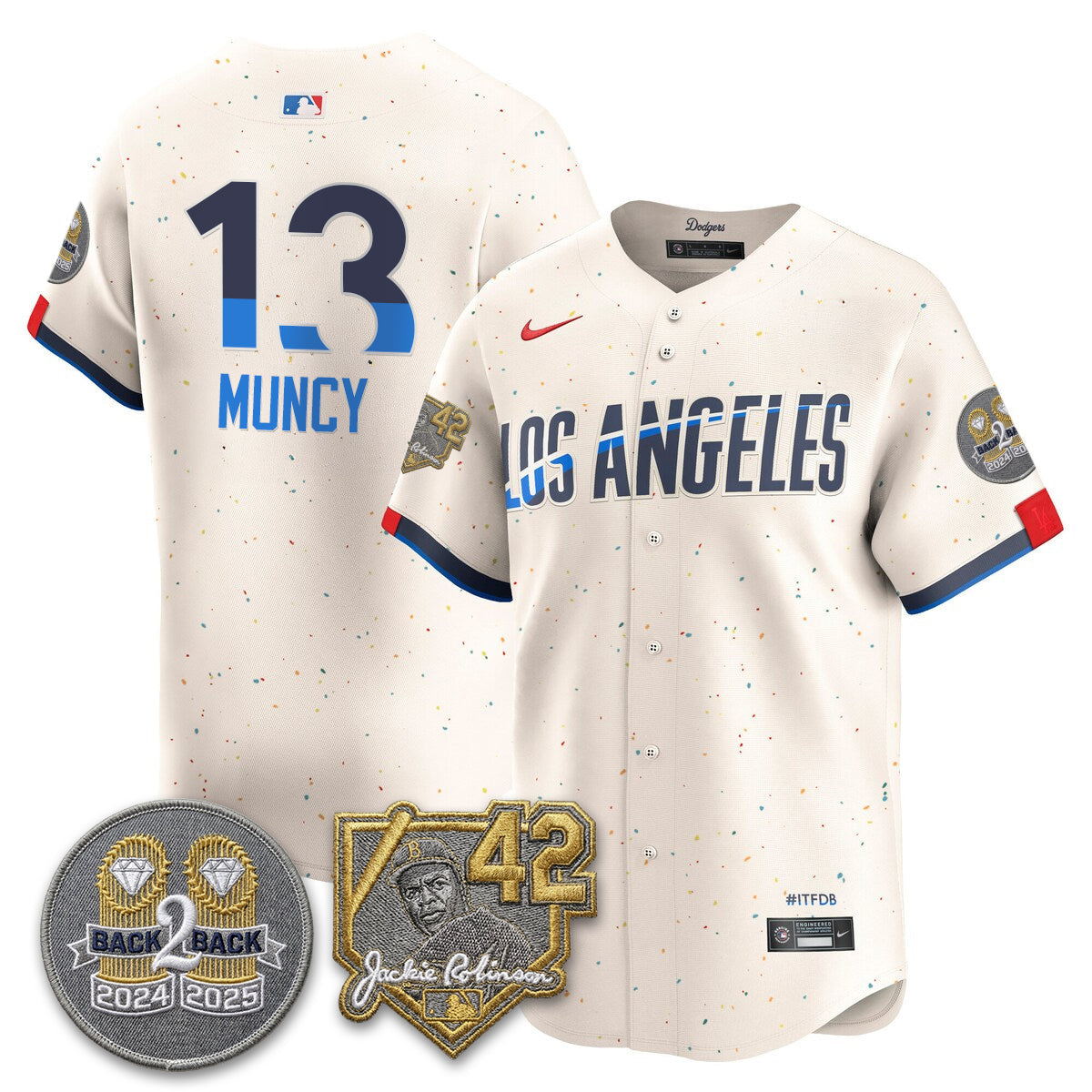 LAD -  2026 Jackie Robinson Day Vapor Limited Jersey - All Stitched