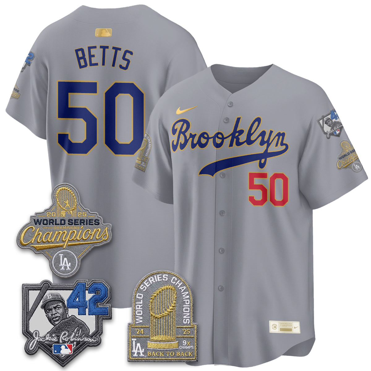 LAD 2026 Brooklyn Jackie Robinson Limited Jersey - All Stitched