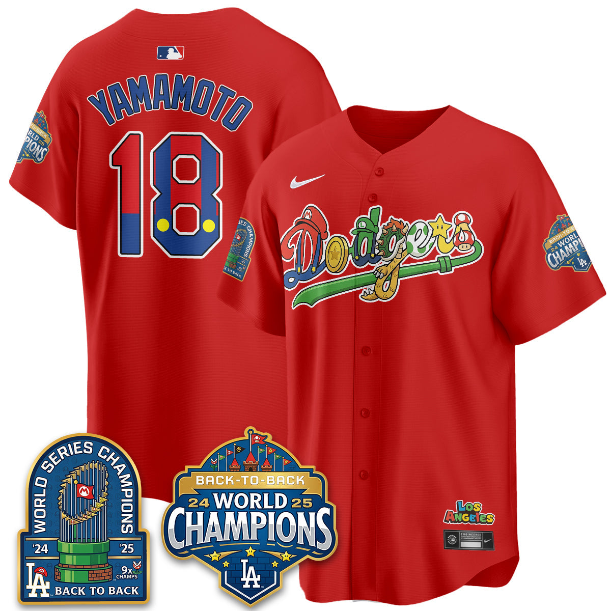LAD x The Red Plumber Vapor Jersey - Printed