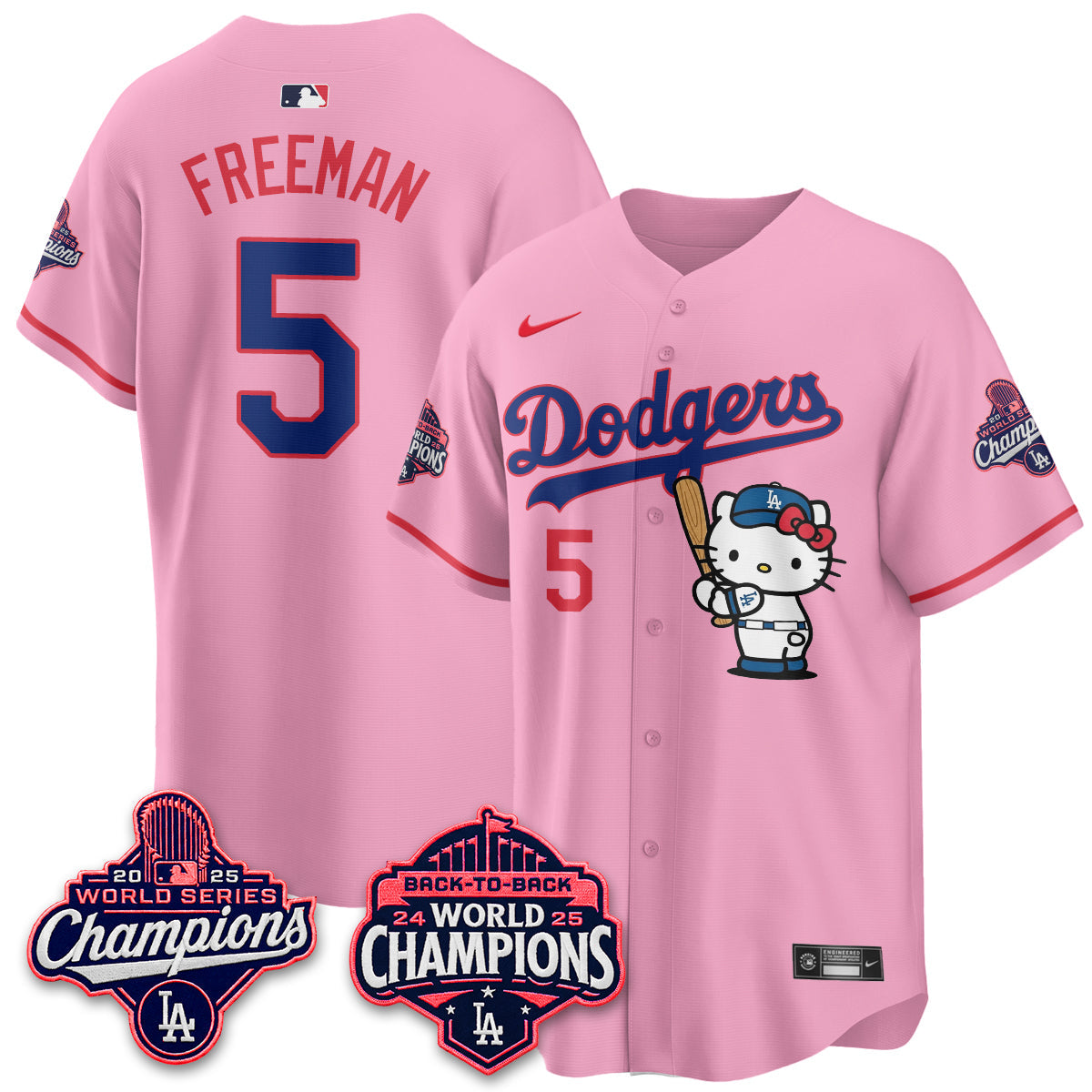LAD x Meow KT Night 2026 Pink Edition Jersey - Stitched