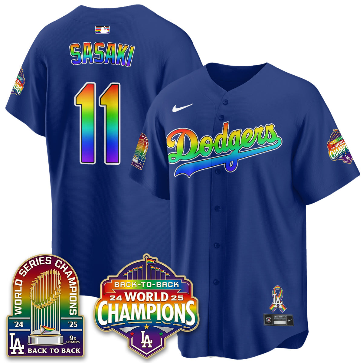 LAD Happy Pride Month Vapor Jersey - Stitched
