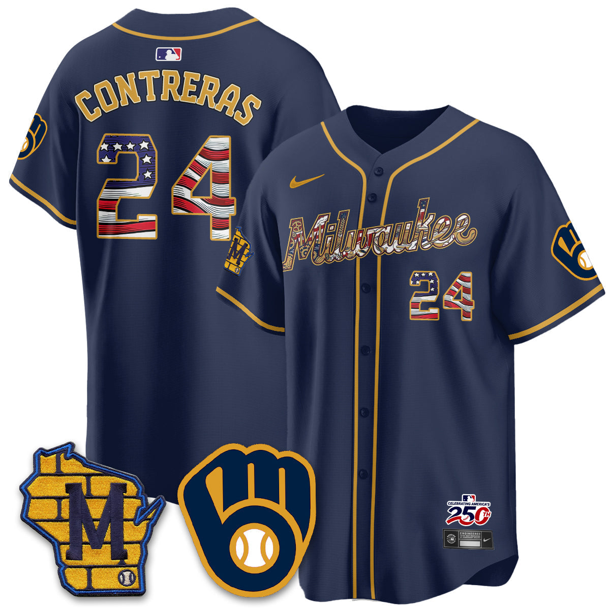 MIL 2026 Independence Day USA Vapor Limited Jersey - Stitched